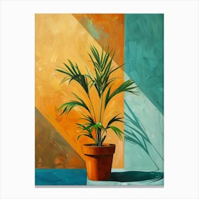 Plant In A Pot 20 Canvas Print