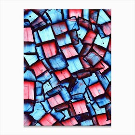 Abstract colorful paint background Canvas Print