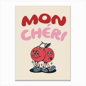 Mon Cheri Cherry Canvas Print