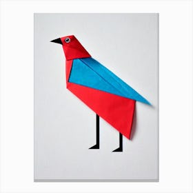 Turkey Origami Bird Canvas Print