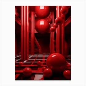 3d Abstract Illustration 1 Canvas Print