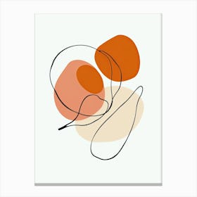 Paris Visionary Forms Minimalist Bauhaus Canvas Print