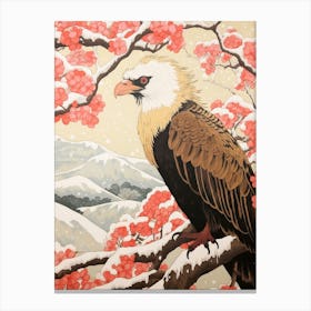 Bird Illustration Vulture 2 Canvas Print