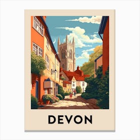 Vintage Travel Poster Devon 9 Canvas Print