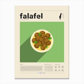 Falafel Canvas Print