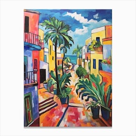 Alexandria Egypt 1 Fauvist Painting Canvas Print