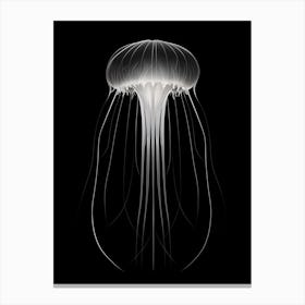 Comb Jellyfish Transparent 2 Canvas Print