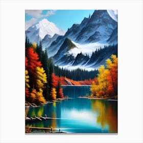 Autumn Lake 9 Canvas Print