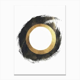 Gold Circle 1 Canvas Print