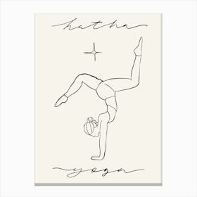 Yoga Pose 2 Canvas Print