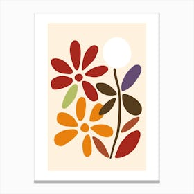 Autumn Flowers Canvas Print