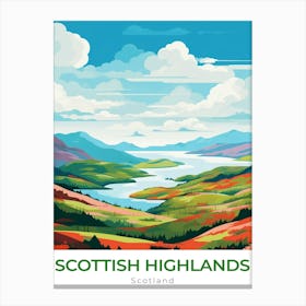 Scotland Scottish Highlands Travel Canvas Print