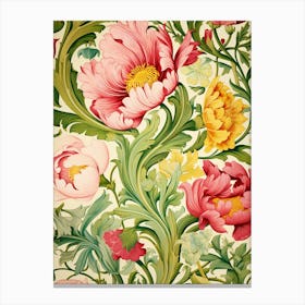 Floral Wallpaper 367 Canvas Print