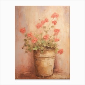 Geraniums Canvas Print