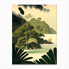 Ilha Grande Brazil Rousseau Inspired Tropical Destination Canvas Print