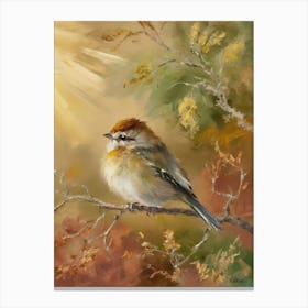 Bird In A Tree 1 Canvas Print