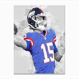 Tommy Devito New York Giants Canvas Print