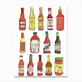 Hot Sauce Kitchen Kitchen Canvas Print