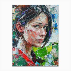 Portrait Of A Girl 2 Canvas Print