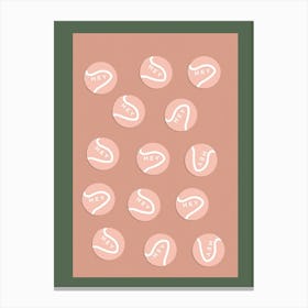 Tennis Aesthetic Canvas Print