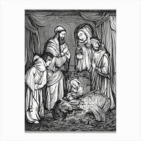 Nativity Scene 12 Canvas Print