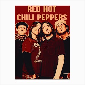 Red Hot Chili Peppers band music 1 Canvas Print