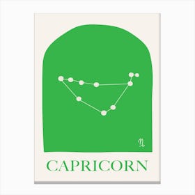 Zodiac Capricorn  Canvas Print