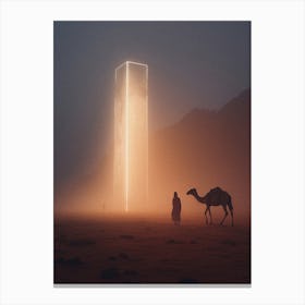 Glowing Monolith Canvas Print