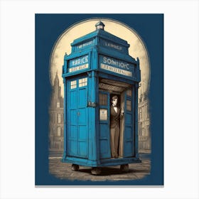 Doctor Who - Tardis Canvas Print