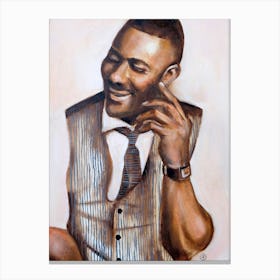 Listening To Jazz Canvas Print