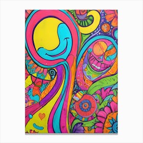 Psychedelic Painting ~ Reimagined 2 Canvas Print