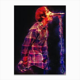 Spirit Of Liam Gallagher In Concert Canvas Print
