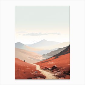 The Pennine Way Scotland 2 Hiking Trail Landscape Canvas Print