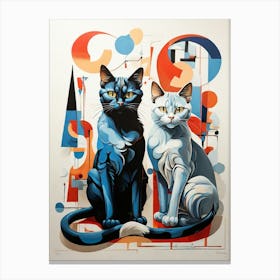 Cat Lovers 3 Canvas Print