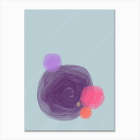 Pastel Harmony: Abstract Wall Art for Modern Spaces Canvas Print