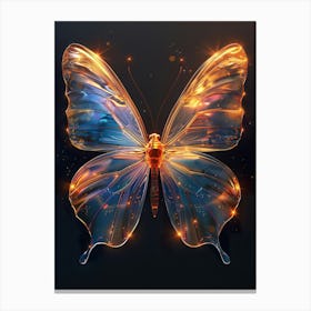 Abstract Butterfly Canvas Print