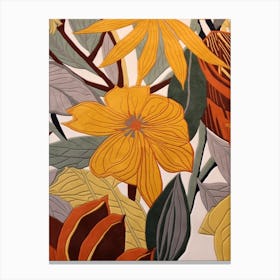 Fall Botanicals Daffodil 1 Canvas Print