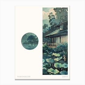 Yamanouchi Japan 1 Cut Out Travel Poster Canvas Print