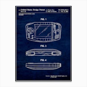 Handheld Game Console 2002 Canvas Print