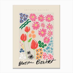 Matisse Blossom Basket Canvas Print