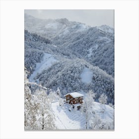 Snowy Mountains Canvas Print