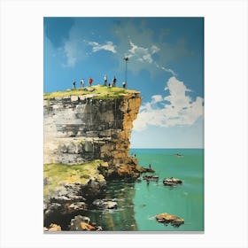 Cliff Tops Canvas Print