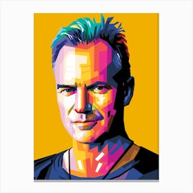 Sting in wpap art Canvas Print