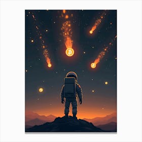 Bitcoin 9 Canvas Print