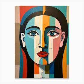 Face Of A Woman 4 Canvas Print