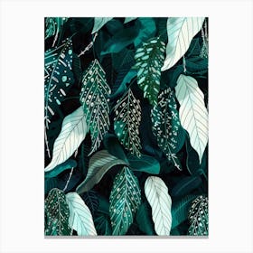 Tropical Leaves 176 Canvas Print