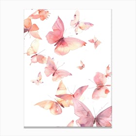 Watercolor Butterflies 3 Canvas Print