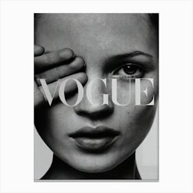 Vogue Kate Moss Canvas Print