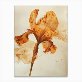 Watercolor Iris Canvas Print