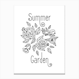 Summer Garden Canvas Print